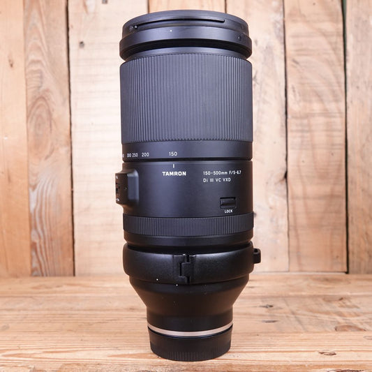 Used Tamron 150-500MM F5-6.7 Di III VC VXD Lens for Sony FE mount