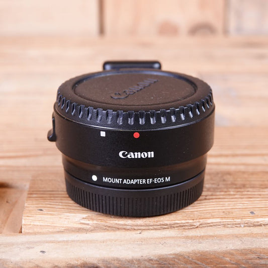 Used Canon EOS M to EF Lens Mount Adapter EF-EOS M