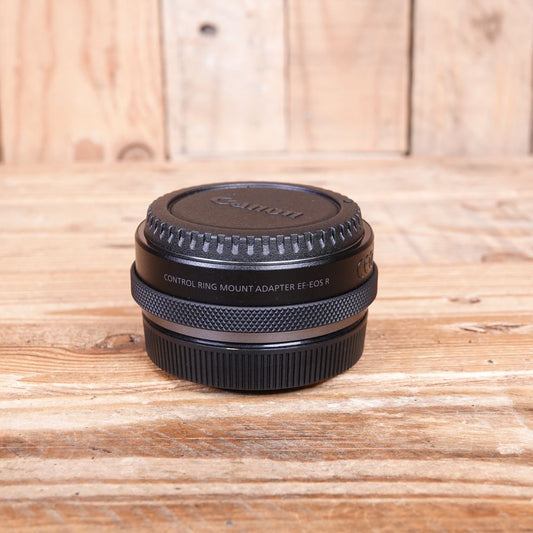 Used Canon EF to EOS R Lens Control Ring Mount Adapter