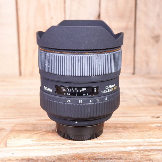 Used Sigma AF 12-24mm F4.5-5.6 DG HSM Nikon Fit Lens