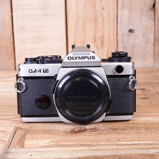 Used Olympus OM-4 Ti Silver 35mm Film Camera Body