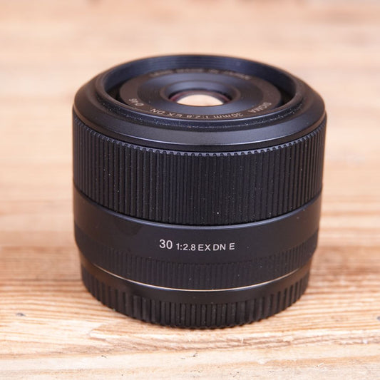 Used Sigma 30mm F2.8 EX DN Sony E-mount Lens