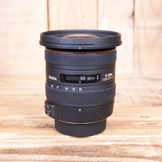 Used Sigma 10-20mm F3.5 EX DC HSM Nikon Fit Lens