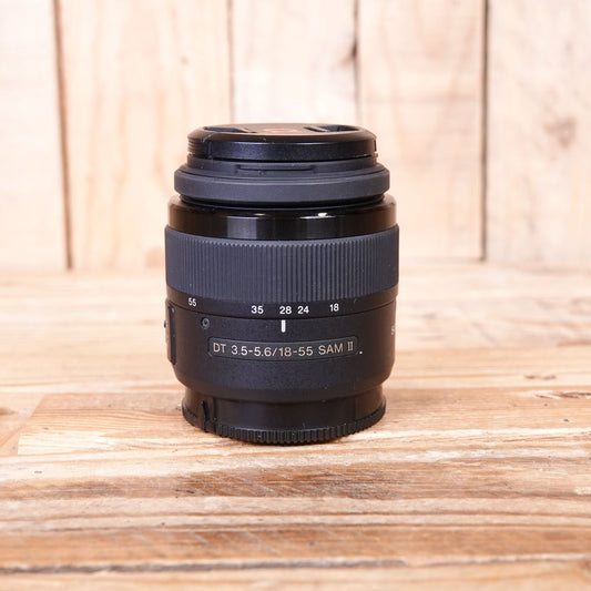 Used Sony DT AF 18-55mm F3.5-5.6 SAM II Lens A-Mount