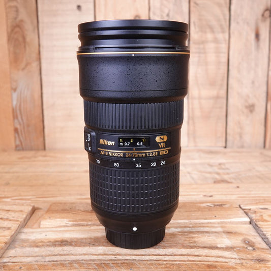 Used Nikon AF-S 24-70mm F2.8 E ED VR Lens