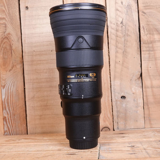 Used Nikon AF-S 500MM F5.6E PF ED VR Lens