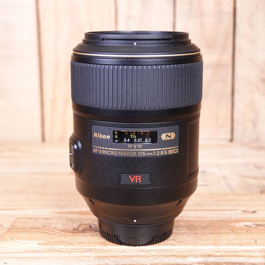 Used Nikon AF-S 105mm F2.8 G VR Micro Lens