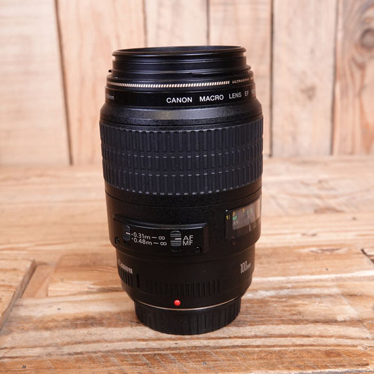 Used Canon EF 100mm F2.8 USM Macro Lens