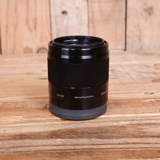 Used Sony E Mount 50mm F1.8 OSS Black Lens