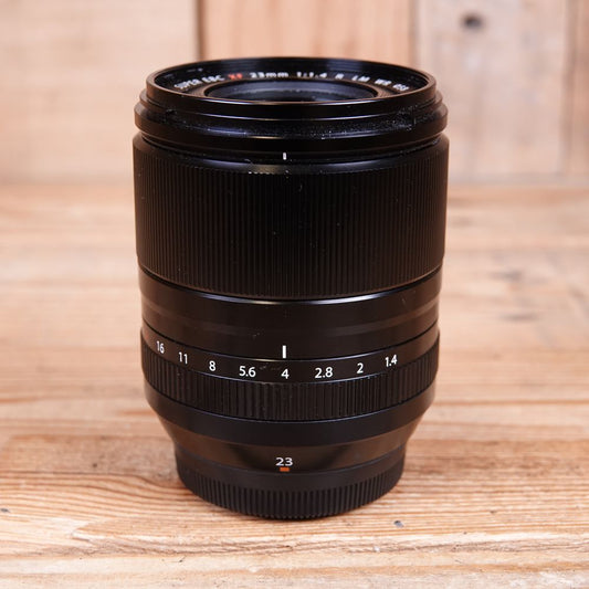 Used Fujifilm Fujinon XF 23mm F1.4 R LM WR Black Lens