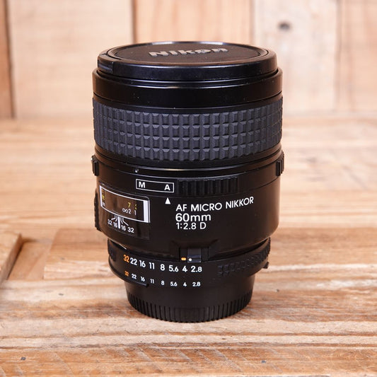 Used Nikon AF 60mm F2.8 D Micro Lens