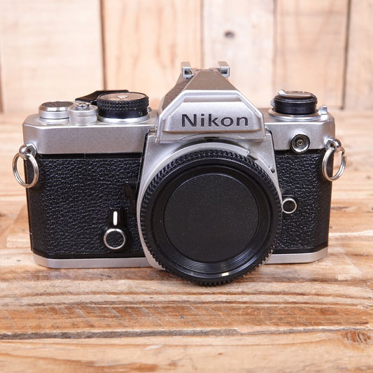 Used Nikon FM Silver 35mm Film SLR Camera