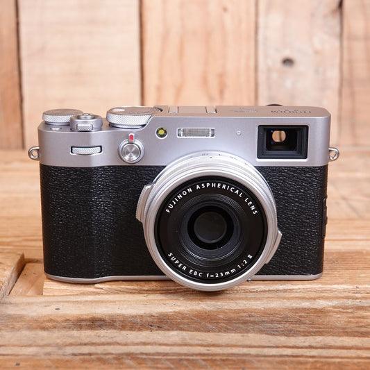 Used Fuji X100V Silver Digital Camera