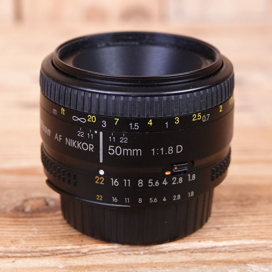 Used Nikon AF 50mm F1.8 D Lens