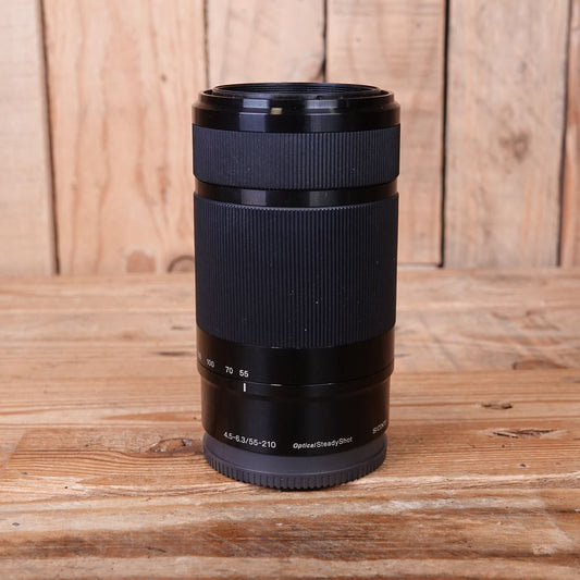 Used Sony E 55-210mm f4.5-6.3 OSS BlackTelephoto Lens