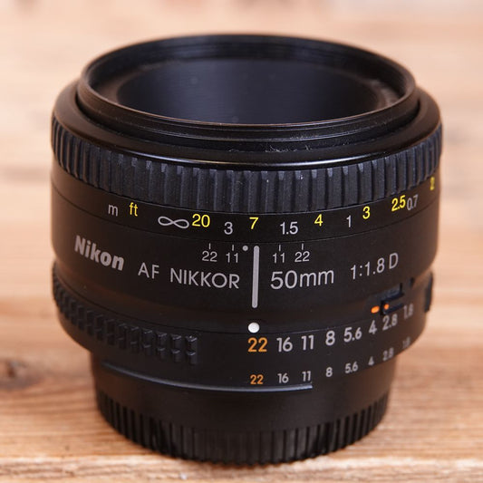 Used Nikon AF 50mm F1.8 D Lens