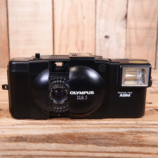 Used Olympus XA1 & A9M Flash 35mm Compact Camera