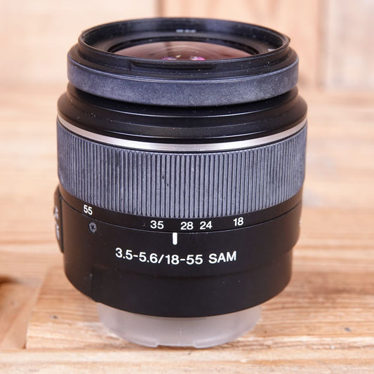 Used Sony DT AF 18-55mm F3.5-5.6  Lens A-Mount