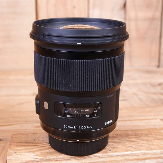 Used Sigma 50mm F1.4 DG ART Nikon Fit Lens