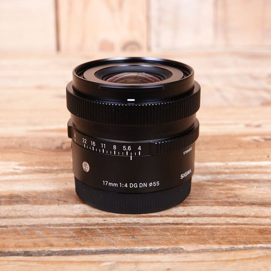 Used Sigma 17mm F4 DG DN Contemporary Sony E-mount Lens