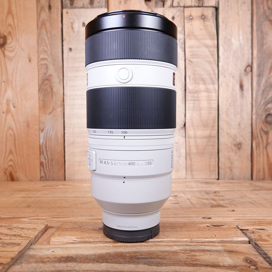 Used Sony FE 100-400mm F4.5-5.6 GM OSS G Master Lens