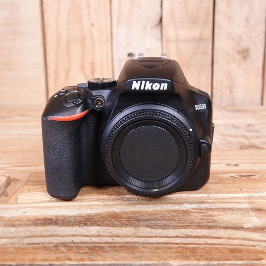 Used Nikon D3500 Black DSLR Camera Body