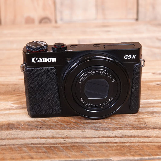 Used Canon Powershot G9X Mark II Black Digital Compact Camera