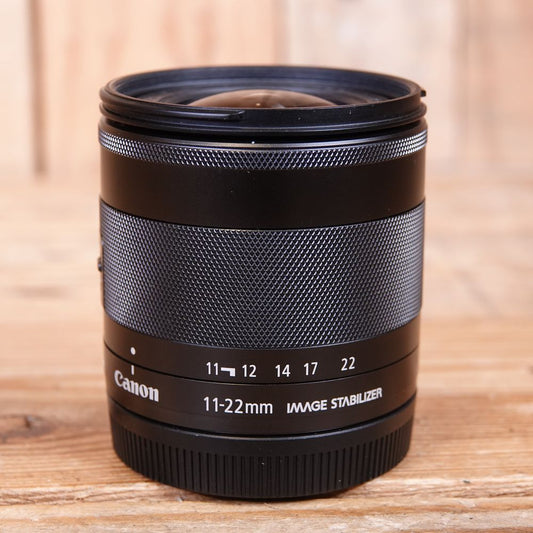 Used Canon EF-M 11-22mm F4.5-5.6 IS STM EOS M Lens