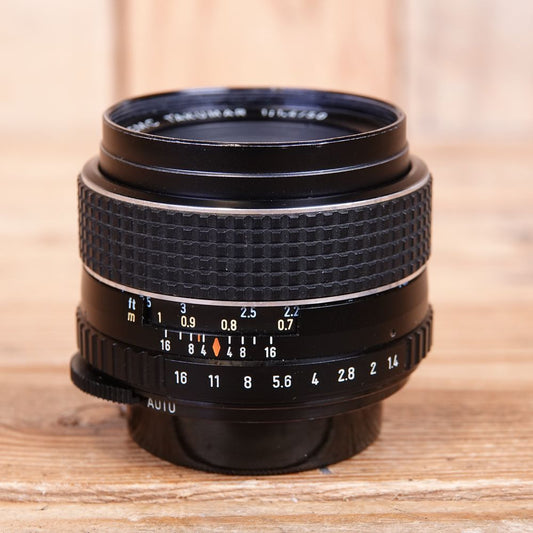 Used Pentax M42 MF 50mm F1.4 SMC Takumar Lens