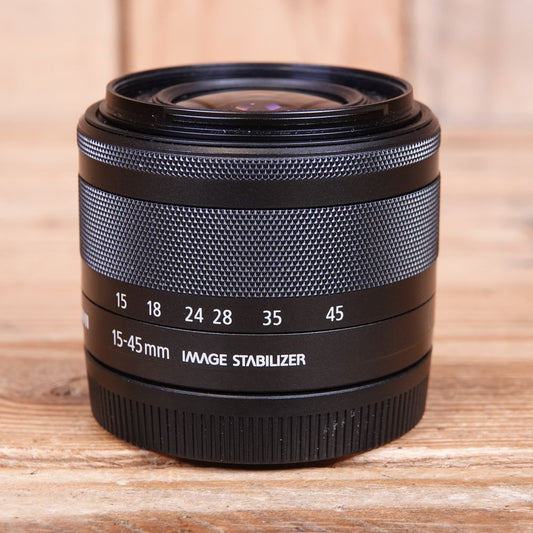 Used Canon EF-M 15-45mm IS STM Lens for EOS M