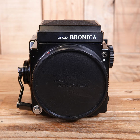 Used Bronica ETRS Medium Format Camera Body, 120 Back & Waist Level Finder