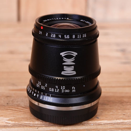 Used TTArtisan 17mm F1.4 ASPH Black Lens - Fujifilm XF Mount