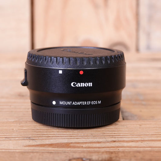 Used Canon EOS M to EF Lens Mount Adapter EF-EOS M