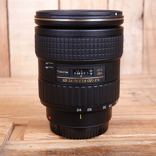 Used Tokina AT-X Pro 24-70mm F2.8 Pro FX Lens - Canon Fit