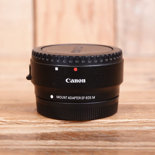 Used Canon EOS M to EF Lens Mount Adapter EF-EOS M