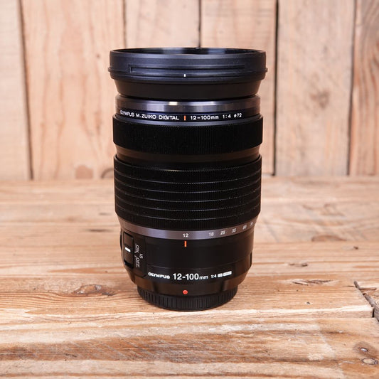 Used Olympus 12-100mm F4 IS Pro Black Micro Four Thirds Lens