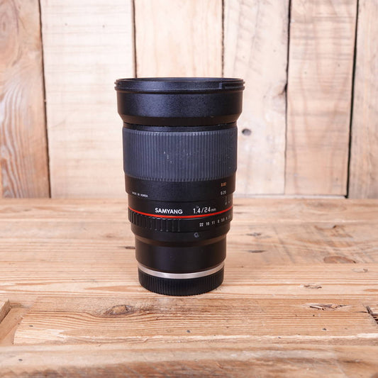 Used Samyang 24mm f1.4 ED AS IF UMC Lens - Sony E fit