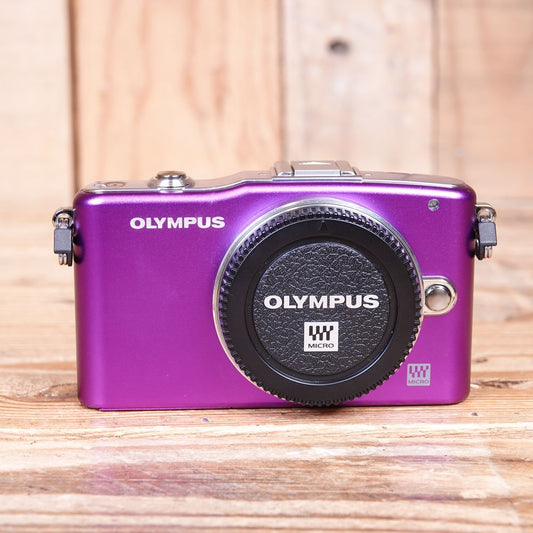 Used Olympus PEN Mini E-PM1 Purple Camera Body