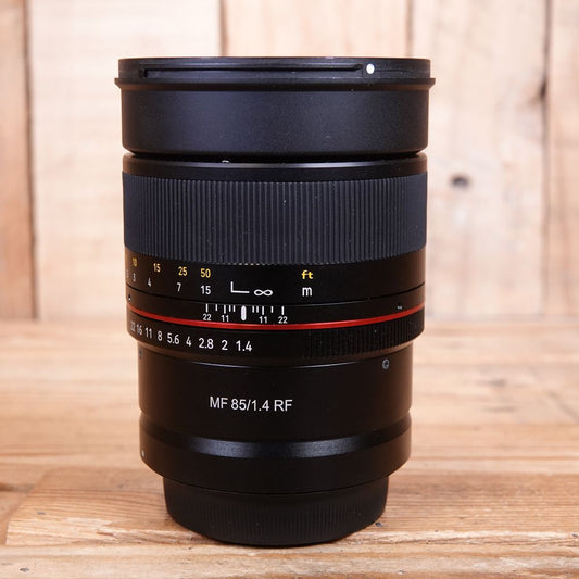 Used Samyang MF 85mm f1.4 Lens - Canon RF