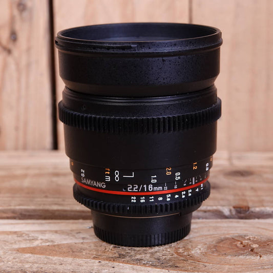 Used Samyang 16mm T2.2 ED AS UMC CS II Lens - Nikon Image 1