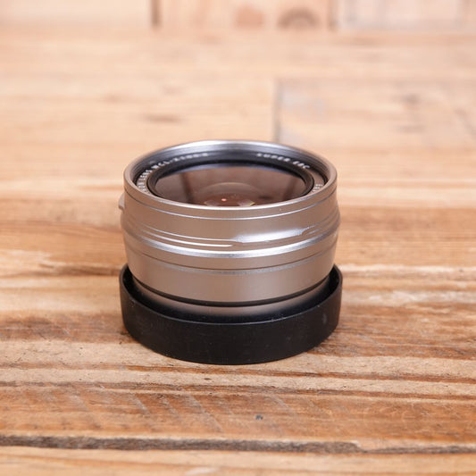 Used Fujifilm WCL-X100II  Silver Wide Angle Conversion Lens for X100, X100S, X100T, X100F, X100V