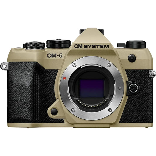 OM SYSTEM OM-5 Mark II Digital Camera Body - Sand Beige