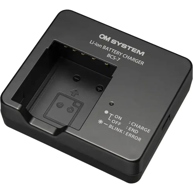 OM System BCS-7 Li-ion Battery Charger for BLS-7