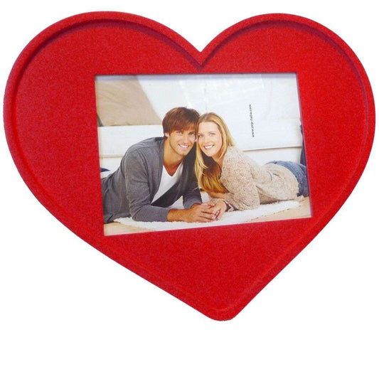 Giulia Red Heart 8x6 Photo Frame