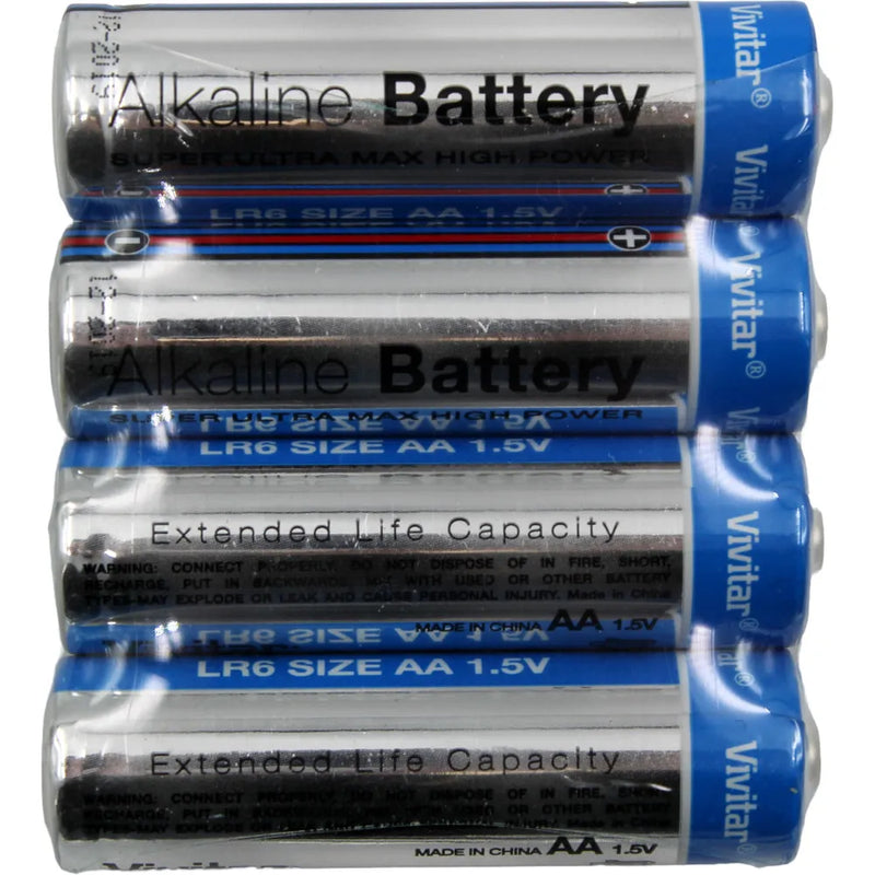 Vivitar Super Ultra Max High Power AA Batteries 4pk