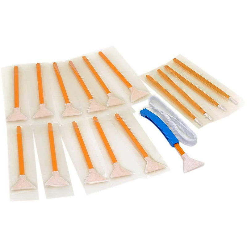 VisibleDust DHAP Orange 1.6x Vswabs, Corner Swabs, and CurVswab Handle Set Image 1
