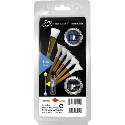 Visible Dust EZ Sensor Cleaning Kit PLUS 1.6x With Orange Vswabs and VDust Plus and Sensor Brush