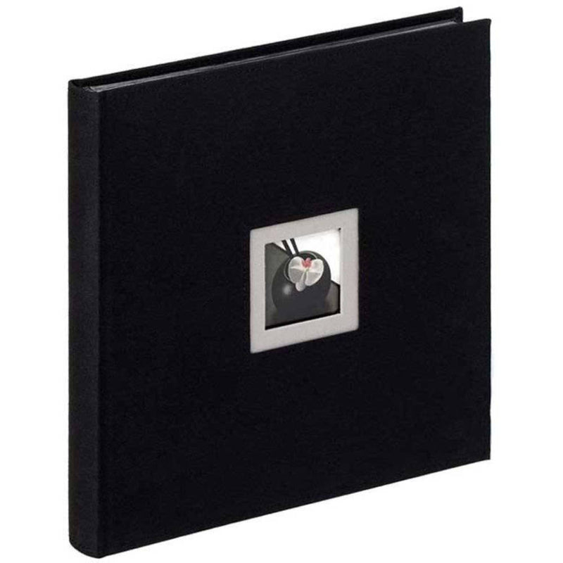 Walther Large Traditional 12x12" Photo Album - Black Image 1