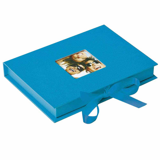 Walther Fun Blue 7x5 Photo Gift Box Overall Size 8x6"