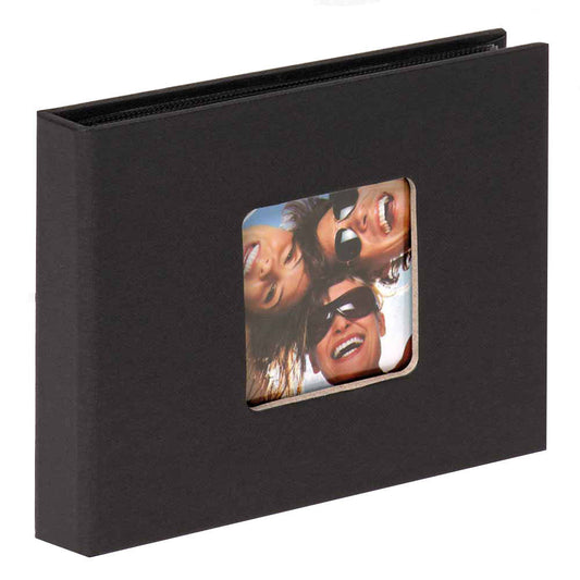 Walther Fun 6x4 Slip In Black Mini Photo Album - 36 Photos